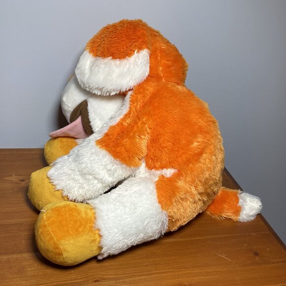 Butlins Large Rainbow Puppy Dog Plush - Picture 2 of 8